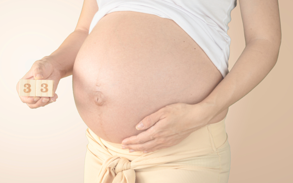 Săptămâna 33 de sarcină – particularități ale mamei și copilului